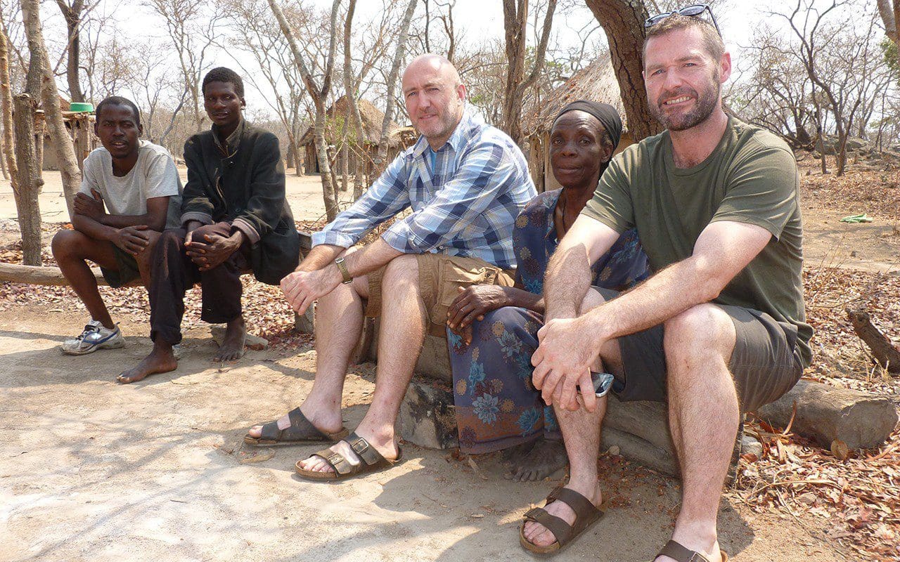 Simon Jackson and Jhn Murray of Modern Botany on a field trip to Zimbabwe